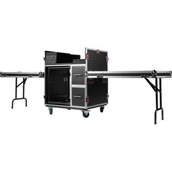 Gator GTOUR Mixer Flight Case with 2 Drawers & 2 Side Tables