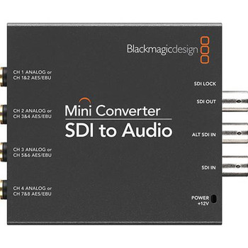 Blackmagic Design Mini SDI to Audio 12G