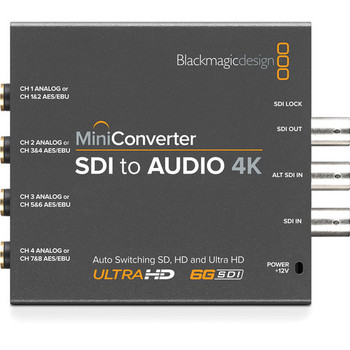 Blackmagic Design CONVMCSAUD4K Mini Converter SDI to Audio 4K