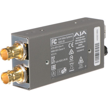 AJA FiDO-2R Dual-Channel LC Fiber to 3G-SDI Mini Converter