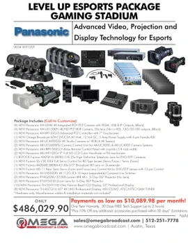 PANASONIC LEVEL UP ESPORTS PACKAGE #3 - GAMING STADIUM