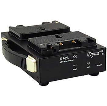 Dynacore DF-2A Portable 2-Position Gold Mount Simultaneous Fast Battery Charger