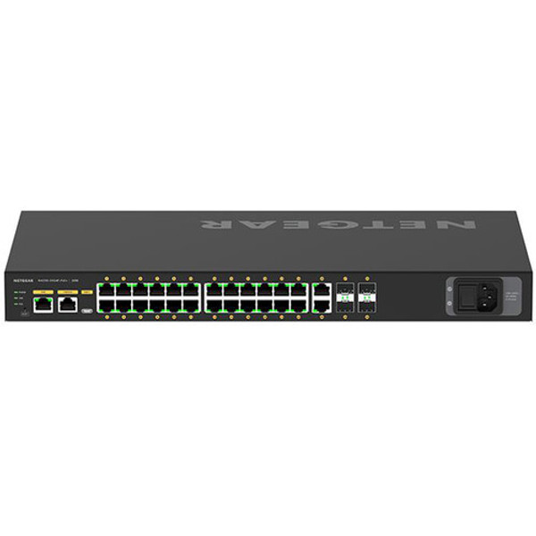Netgear AV Line M4250 GSM4230P 24-Port Gigabit PoE+ Compliant Managed Network Switch with SFP (300W)