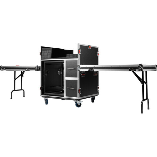 Gator GTOUR Mixer Flight Case with 2 Drawers & 2 Side Tables