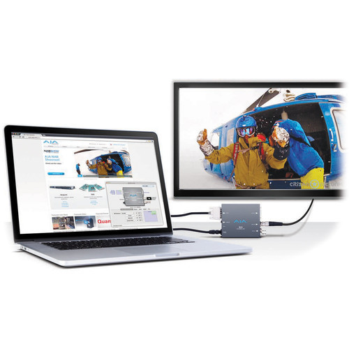【中古】Aja 3?G - SDI 4チャネルアナログバランスオーディオEmbedder / disembedder mini-converter AJA 3G-AMA