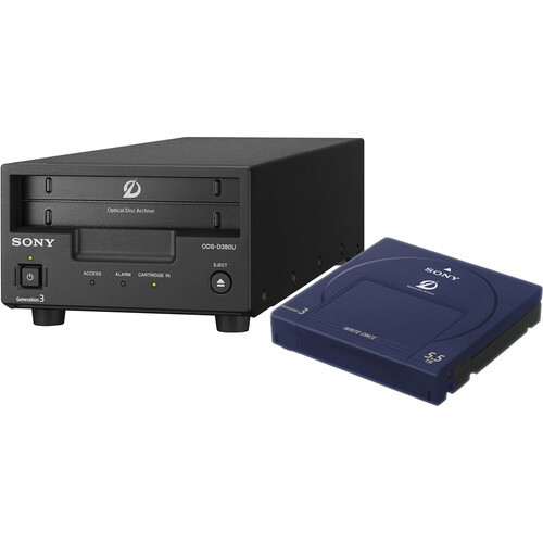SONY オプティカルディスク　アーカイブドライブユニット　ODS-D380U Sony Optical Disc Archive Gen3 USB 3.2 Desktop Drive