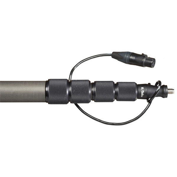 K-Tek KEG100CCR Avalon Series Graphite Boompole with Internal Coiled XLR Cable