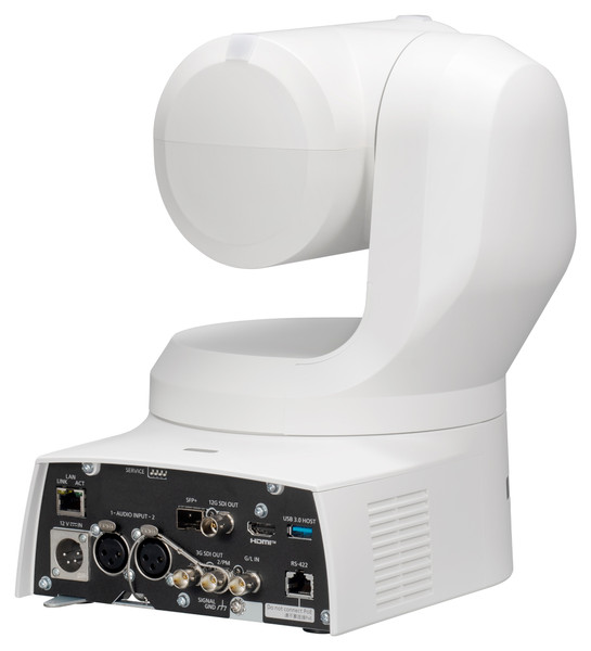 Panasonic AW-UE160WPJ 4K PTZ Camera with 2110, fiber, 12G-SDI & XLR inputs