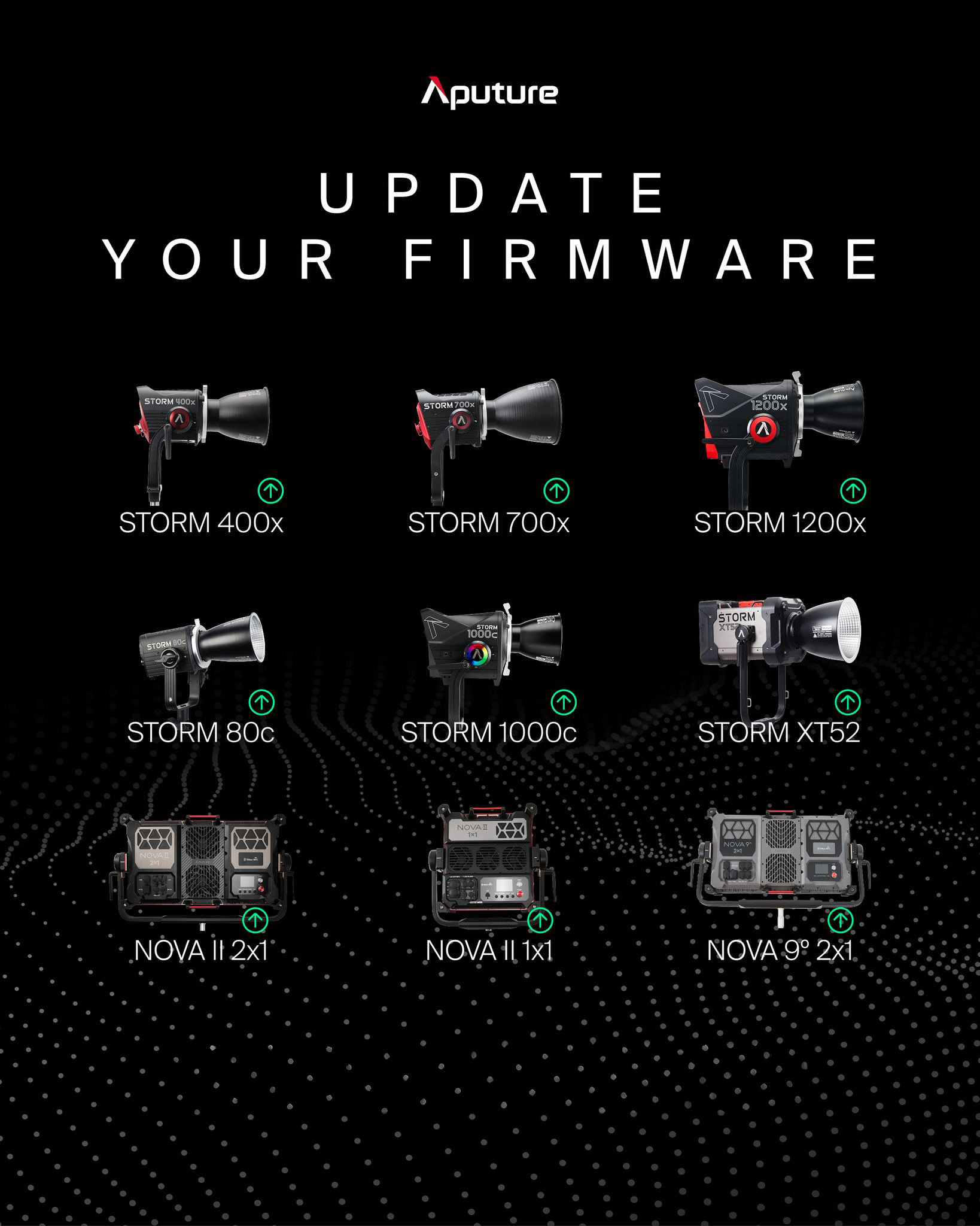 Aputure firmware update announcement