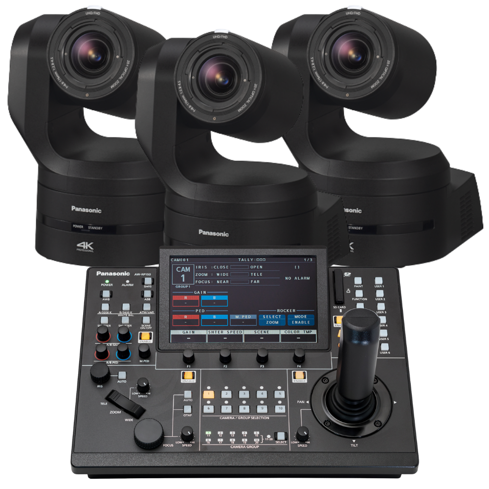 Panasonic AW-UE160 Black Bundle with FREE AW-RP150 Controller