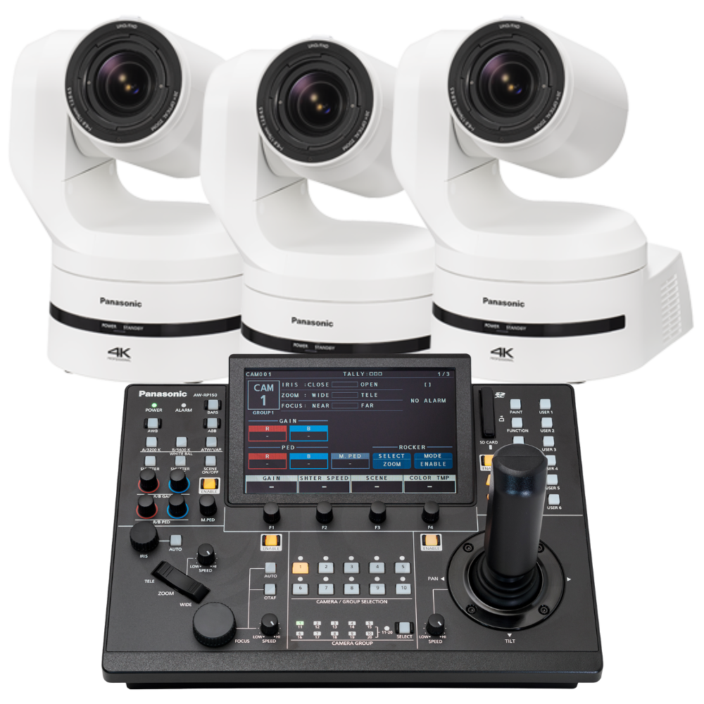 Panasonic AW-UE160 White Bundle with FREE AW-RP150 Controller