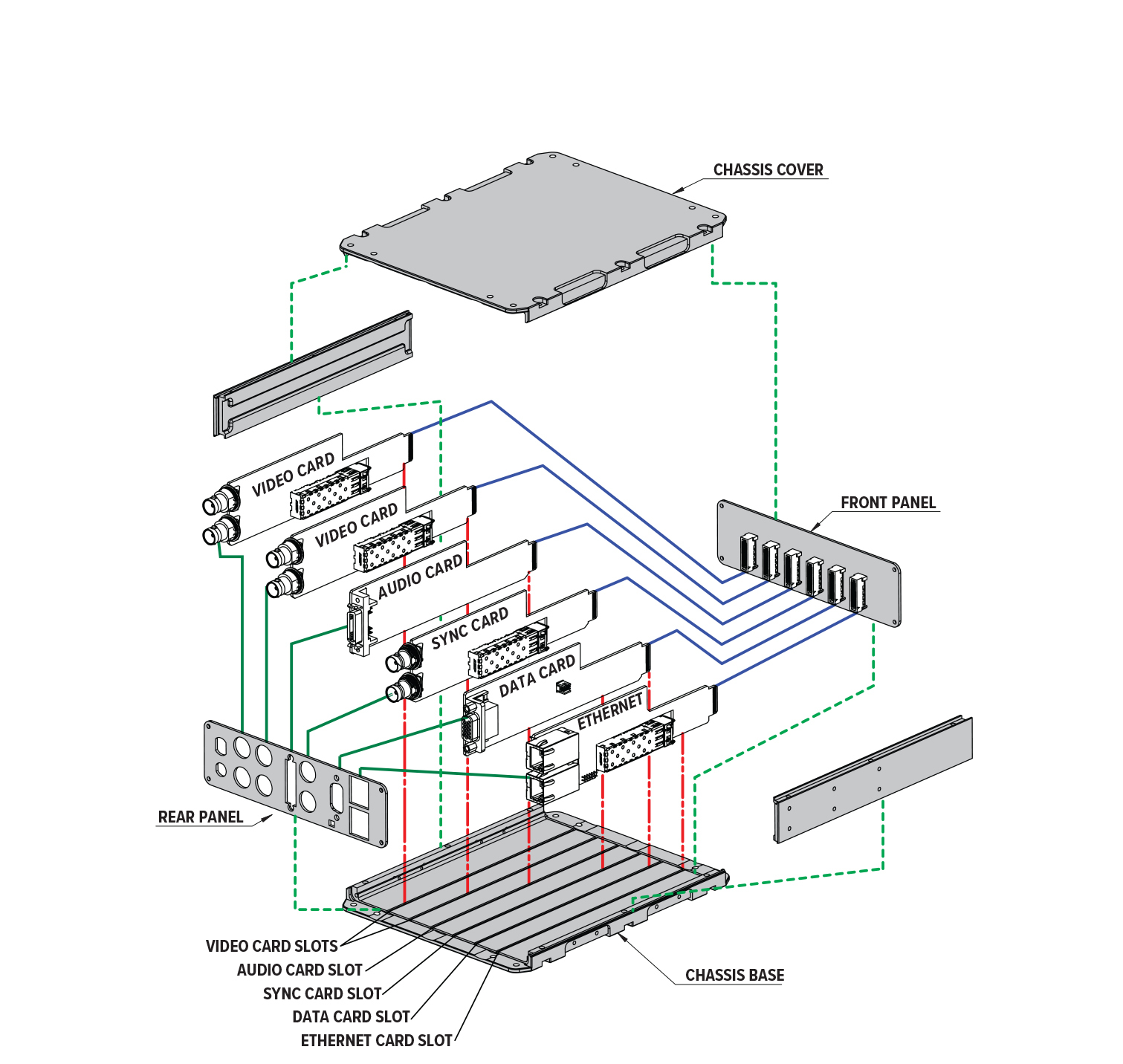 VersaBrix exploded chassis diagram