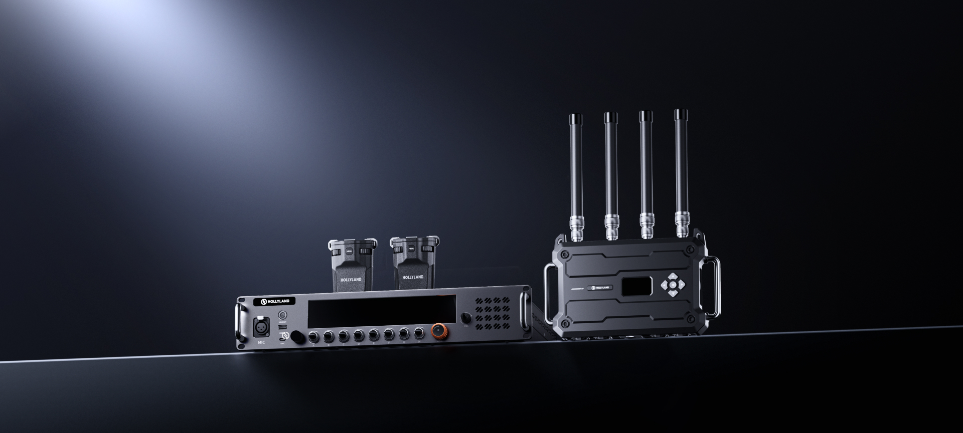 Hollyland Geo Central Station and Solidcom H1 family