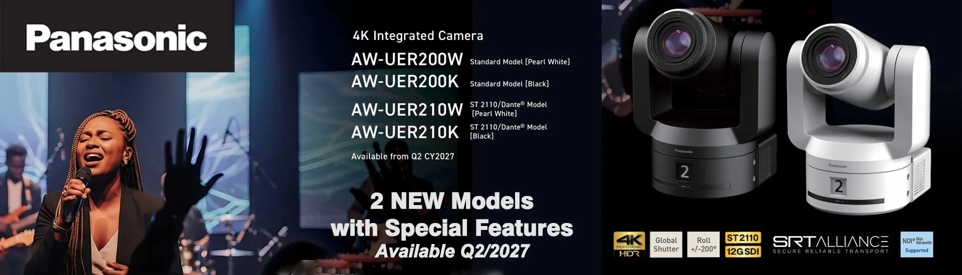 Panasonic AW-UER200 and AW-UER210 PTZ Cameras