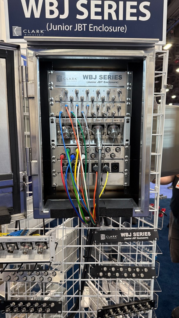 Clark Wire and Cable NAB product display