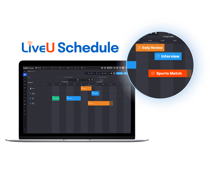 LiveU Schedule hero