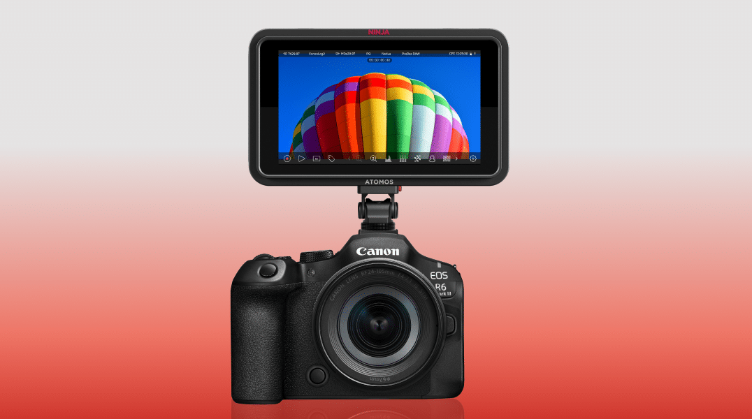 Atomos Ninja TX on Canon EOS R6 Mark III