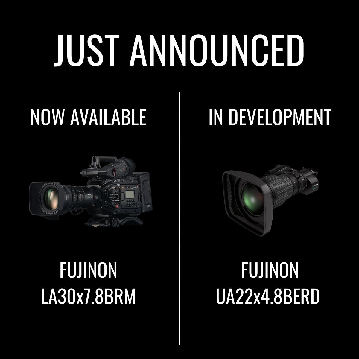 Just Announced: Fujinon lenses