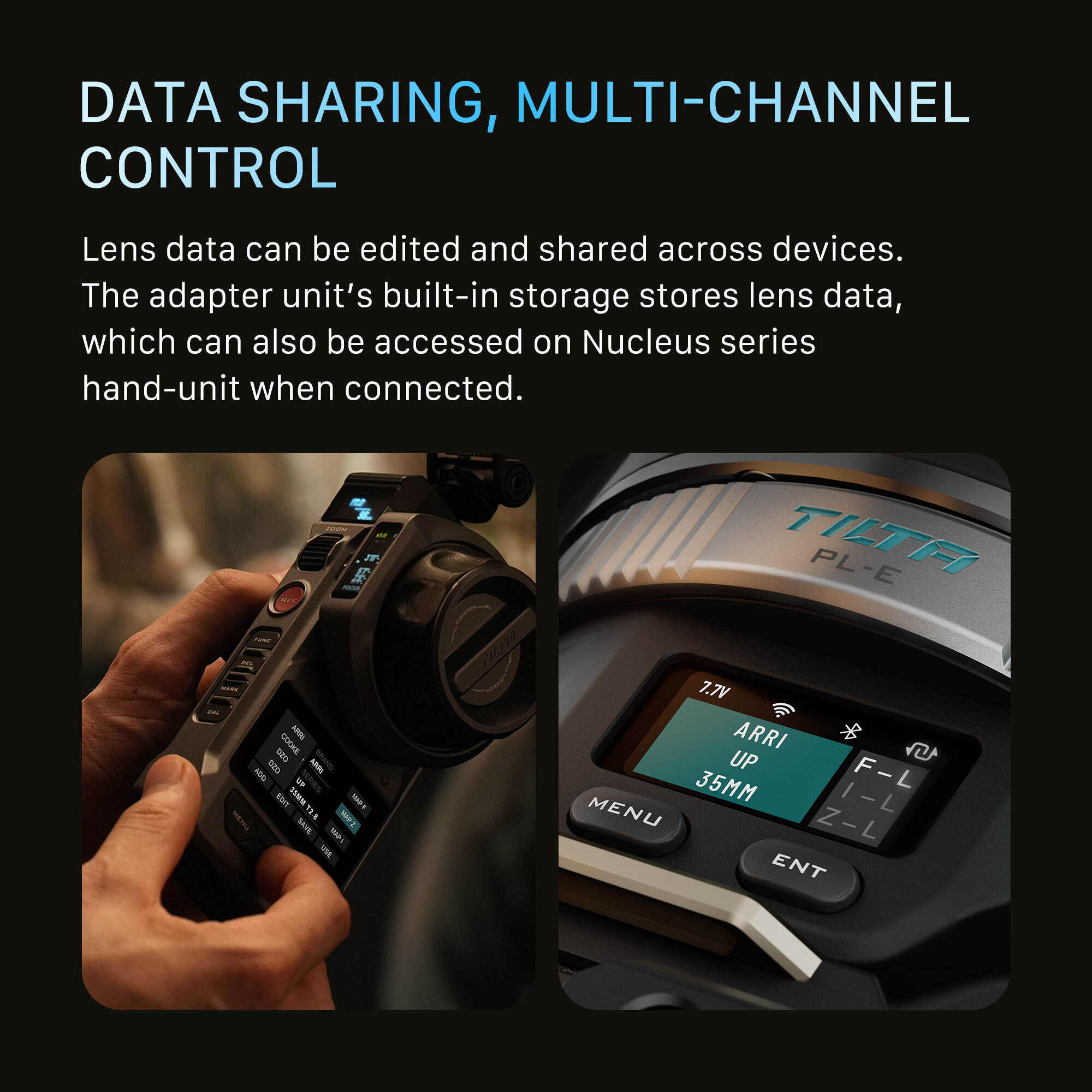 Data sharing and multi-channel control