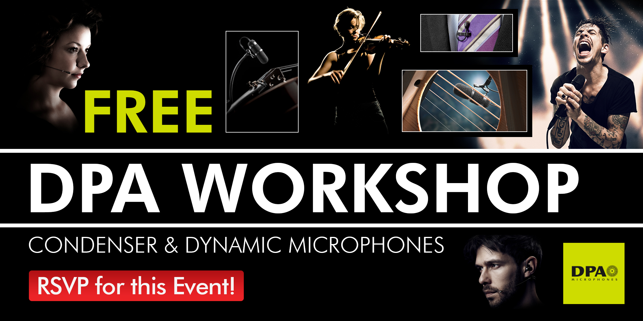FREE DPA Condenser & Dynamic Microphones Workshop - Omega Broadcast ...