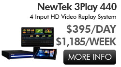 Newtek 3Play 440 Rentals