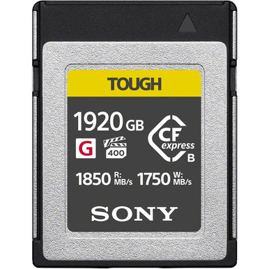 Sony CEB-G1920T 1920GB CFexpress Type B TOUGH Memory Card