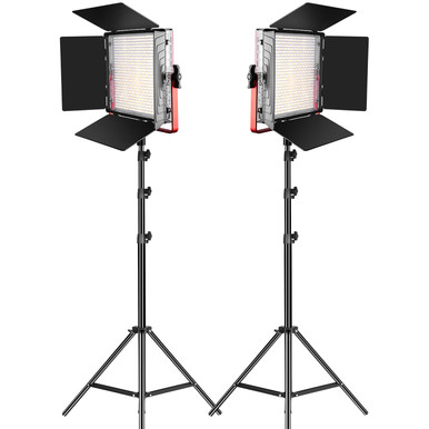 GVM MB832-2L LED Light Panels Studio Soft Video Light Bi-Color 2