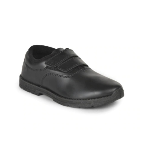 Kids Black Solid Formal Sheos