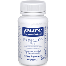 Pure Encapsulations - Folate 5,000 Plus 60 Capsules