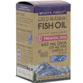Wiley's Finest - Wild Alaskan Prenatal DHA 60 Softgels