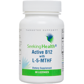 Seeking Health - Active B12 with L-5-MTHF 60 Lozenges