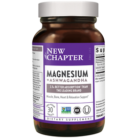 New Chapter - Magnesium + Ashwagandha 30 Tablets