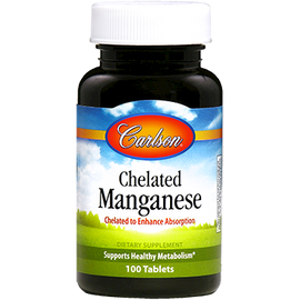 Carlson Labs - Chelated Manganese 20 mg 100 Tablets