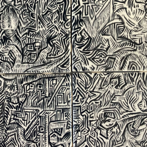 Tim Bullard - Illus Tiles Escher Set of Four