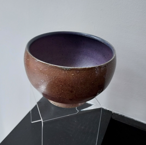 Stephen Heywood Round Bowl purple glaze