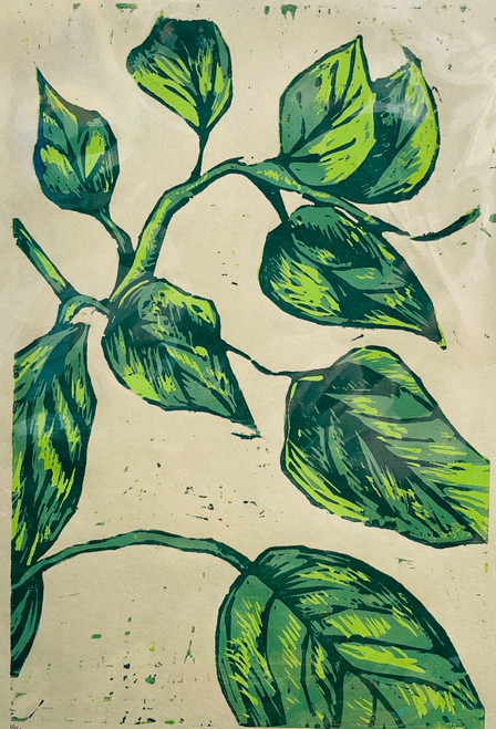 Kristina Hoover - Leaf (Original Print)