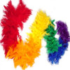 feather boa rainbow, gay merch