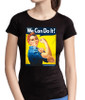 lesbian shirts - we can do it,  Rosie the Riveter  shirt, lesbian clothing, lipstick lesbians,  lesbian apparel, gay shirts, lesbian store,  lesbian merchandise, pride merch