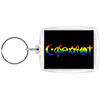 Coexist Rainbow Keychain - LGBT Gay and Lesbian Pride - Rainbow Accessories and Gifts