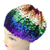 Sequined Rainbow Beanie Hat - LGBT Gay and Lesbian Pride Cap. Gay and Lesbian Pride Clothing & Apparel  gay hat, rainbow caps, pride merch, gay clothing, gay clothes