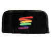 Black Canvas Clutch Wallet with Rainbow lightning bolt - LGBT Gay and Lesbian  - rainbow wallets, gay wallets, lesbian wallets, LGBTQ gifts