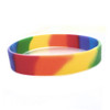 bulk gay pride silicone bracelets rainbow