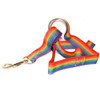 4' Foot - Gay Pride Rainbow Dog Leash - LGBT Gay and Lesbian Pride Pet Accessories , gay dog leash, gay pet leash, rainbow dog leash, rainbow pet leash, lesbian dog leash