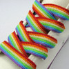 Rainbow Shoe Laces (Pair) - LGBT Gay and Lesbian Pride Apparel gay shoes, pride shoes, pride gear gay pride store gay merch, gay clothing, gay apparel, pride shop,  rainbow sneakers