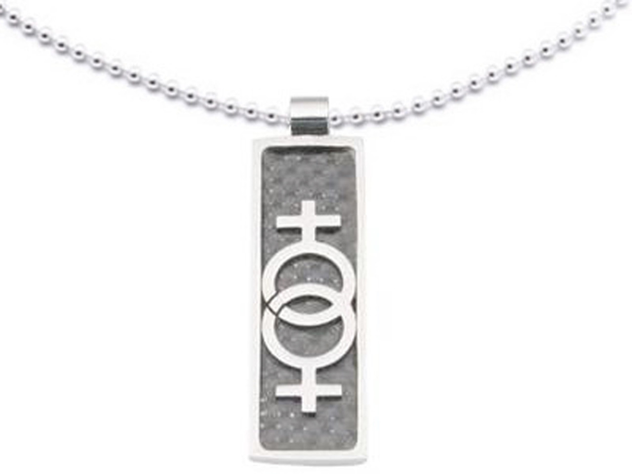 Double Female Symbol - Sleek Style Lesbian Pendant - LGBT Lesbian Necklace  esbian pendants, lesbian pride jewelry, lesbian jewellery, lesbian pride pendants, gay pendants, rainbow pendants, pride pendants, gay pride jewelry, gay pride pendants, rainbow flag pendants, pride pendant,
