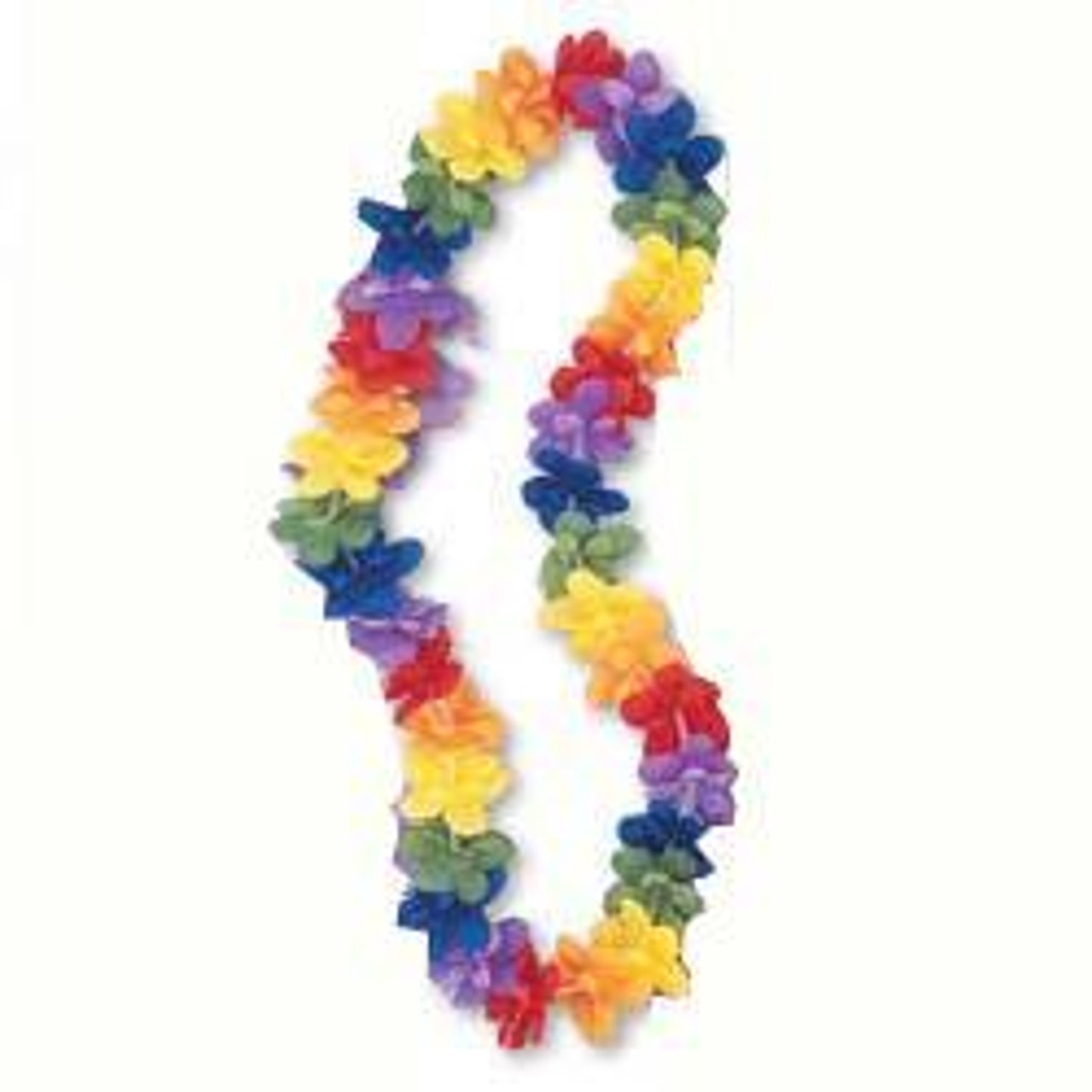 rainbow lei, gay pride lei, party lei