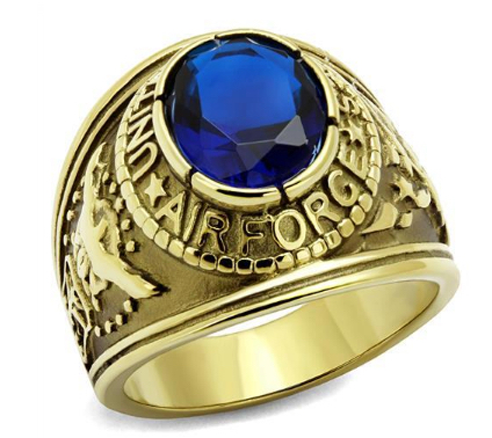air force blue to gold