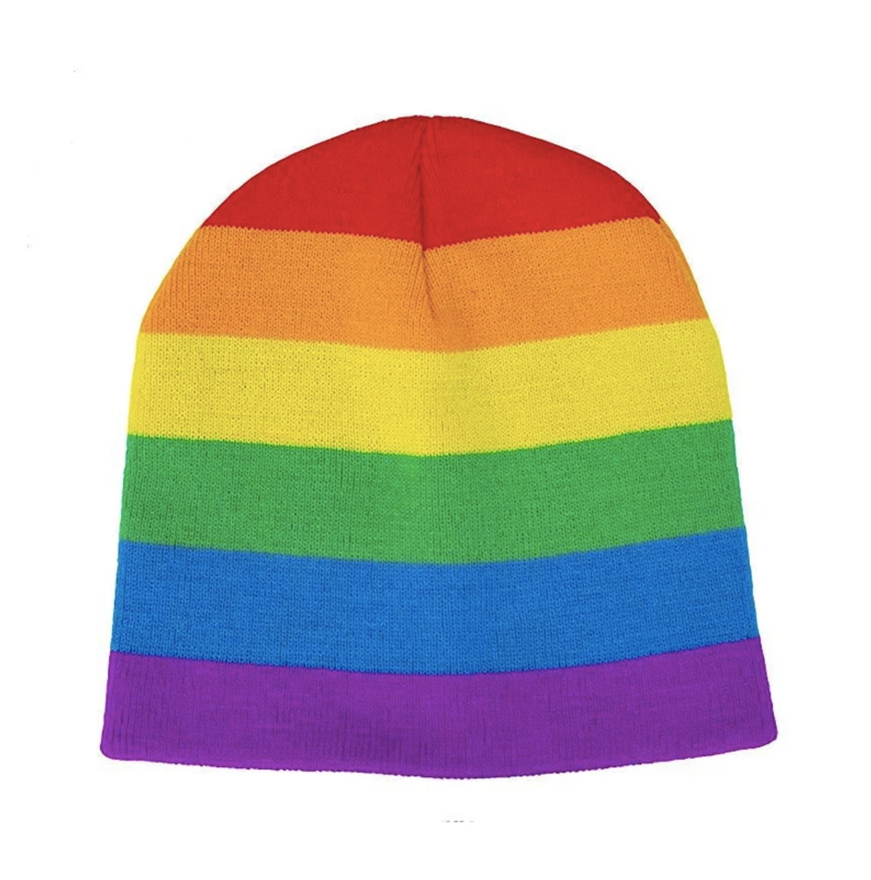 Fashion LGBT Flag Beanie Hat Caps Headwear Skull Cap Knitted Rai 並行輸入品 931 Beanie Hat Gay Flag Bear Paw LGBT Beanie Windproof Sleep Cap