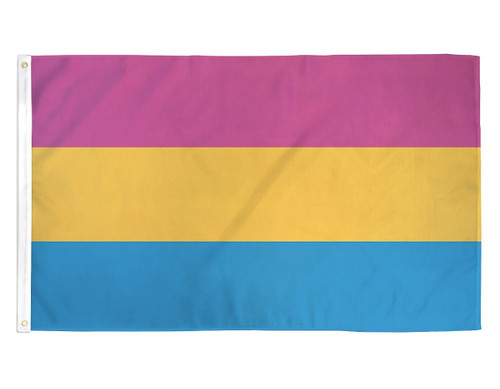 Pansexual / Pan Pride - 3 x 5 Polyester Flag LGBT Parade Flags - 3 by 5 feet long, all pride flags,  pansexual flag