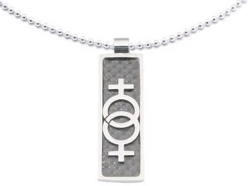 Sterling Silver Mars Symbol Pendant | Jewlr